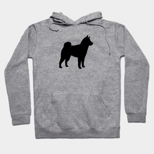 Shiba Inu Silhouette Hoodie by Coffee Squirrel